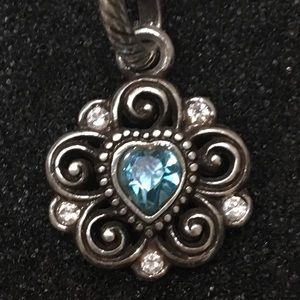 Brighton - light blue aquamarine charm